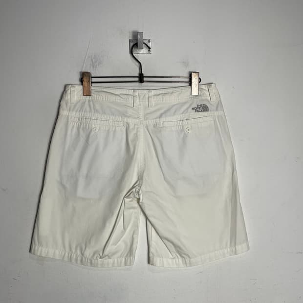 노스페이스 화이트 반바지