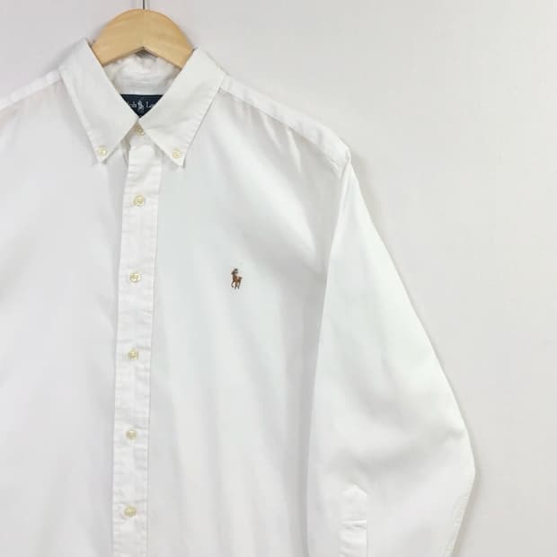 XL 폴로 화이트 셔츠