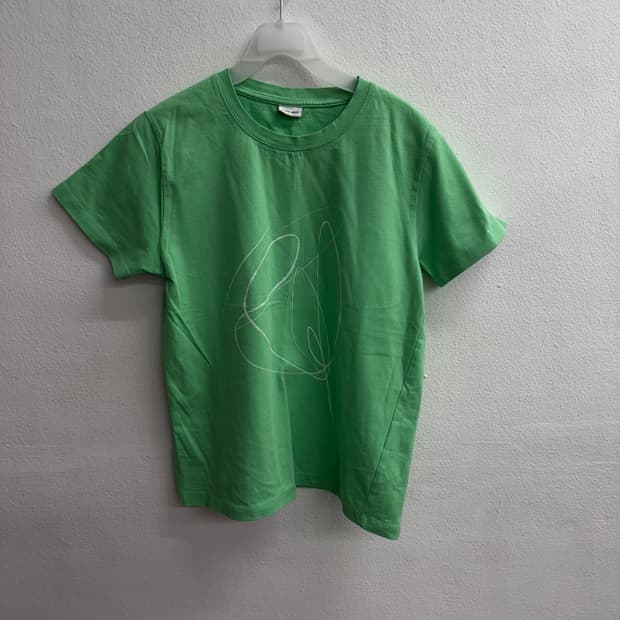 Kuho Plus 구호 플러스 그린 티셔츠 02
