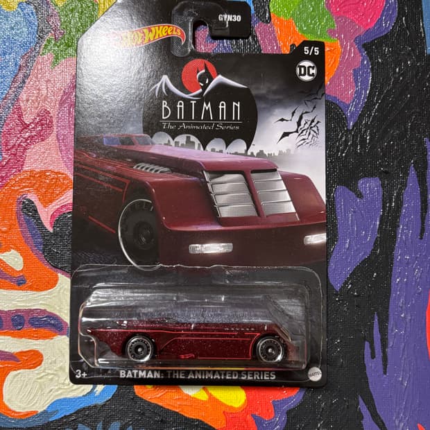 미개봉) 배트맨 배트모빌 다이캐스트 핫휠 인테리어 소품