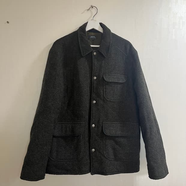 [XL] APC 아페쎄 울 퀄팅 자켓
