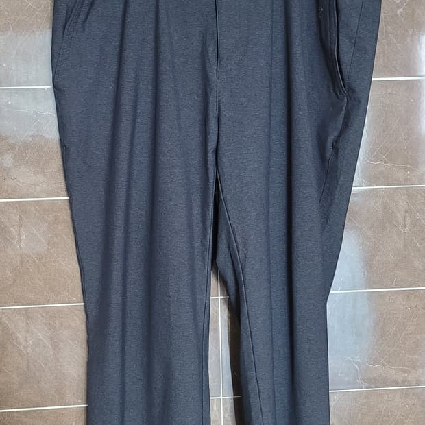 (남성41인치) 쿨핑 회색 바지 (약기모)