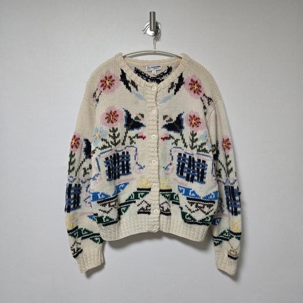 쿡타운 울 가디건 / 여성 가디건/여자 가디건 