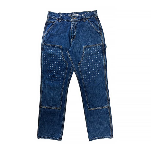 칼하트 더블니 팬츠 Carhartt Sashiko denim