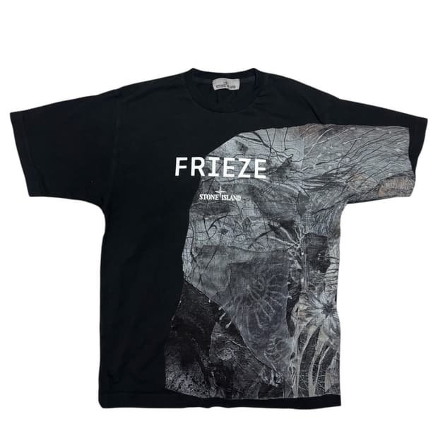 [정품] 스톤아일랜드 x Frieze 프리즈서울 한정판 반팔티 XS