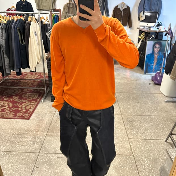 엠포리오 아르마니 캐시미어 블렌드 코튼니트