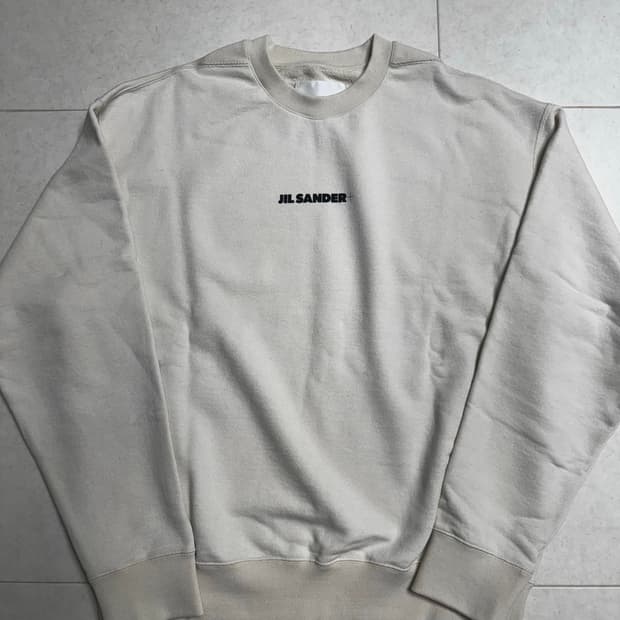 [남성] 질샌더 로고 스웻셔츠