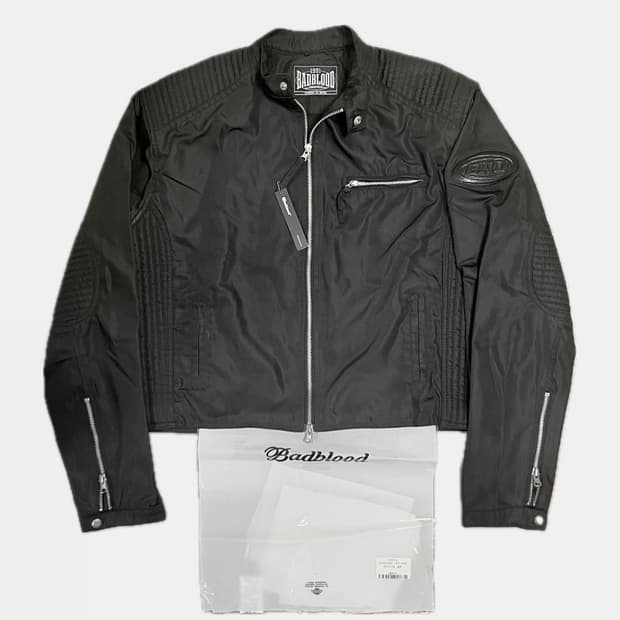 새상품) 배드블러드 스카드 레이서 크롭 바이커 라이더 자켓