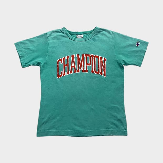 Champion 키즈 민트색 반팔티