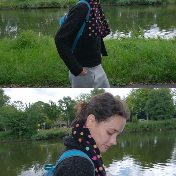 구매!! 페스토 도트 머플러