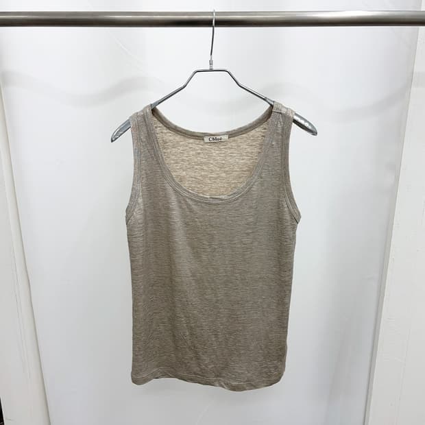 끌로에 by 피비 파일로 2005S/S 메탈릭 리넨 슬리브리스