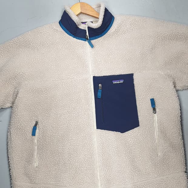 파타고니아 레트로 파일 플리스 아이보리 xxl