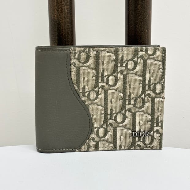 [OS]디올 오블리크 새들 반지갑