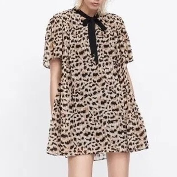 자라 플리츠 점프수트 