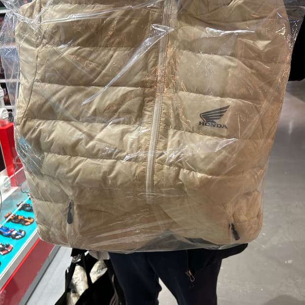 혼다 패딩 아이보리 팝니다