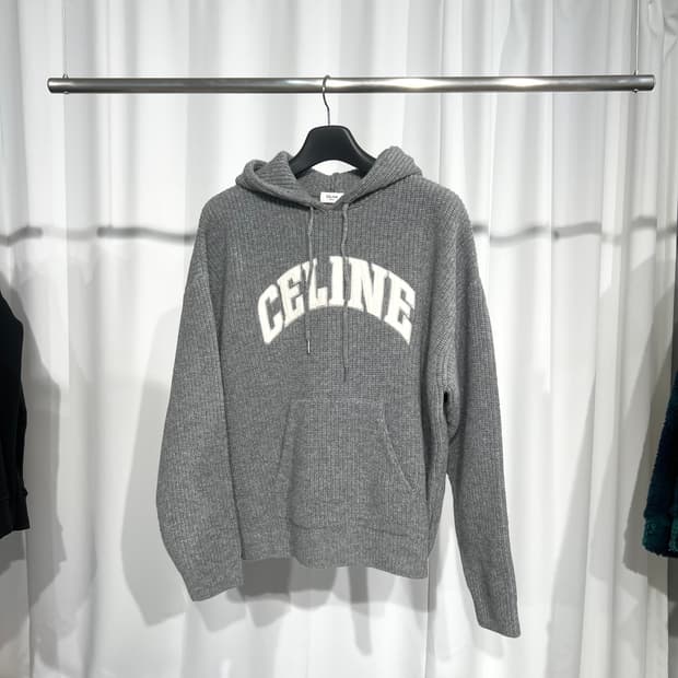 셀린느 니트 후드티 그레이 신형