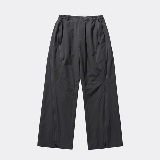 산산기어 23fw 지퍼 팬츠 챠콜