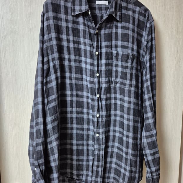 SCHNAYDERMANS 슈나이더만 린넨 체크 셔츠 