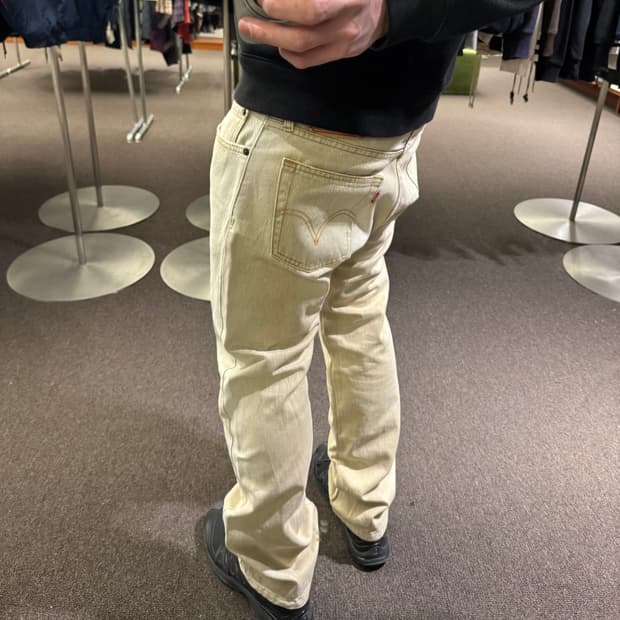 34)리바이스 빈티지 527 베이지 데님팬츠(수선)