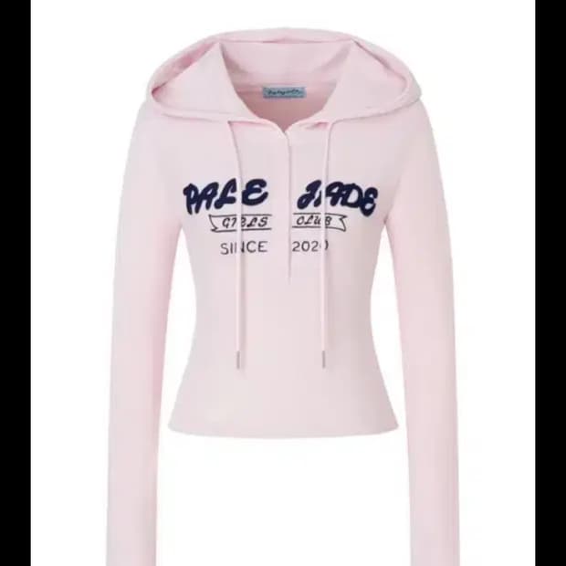 페일제이드 레트로 패치 후드티 핑크 1사이즈