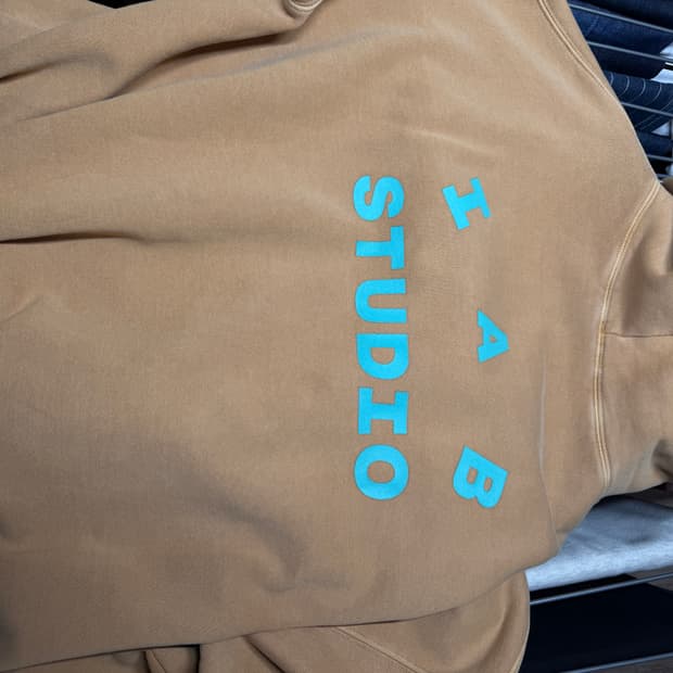 아이앱스튜디오 카멜 옐로우 후드티 XL