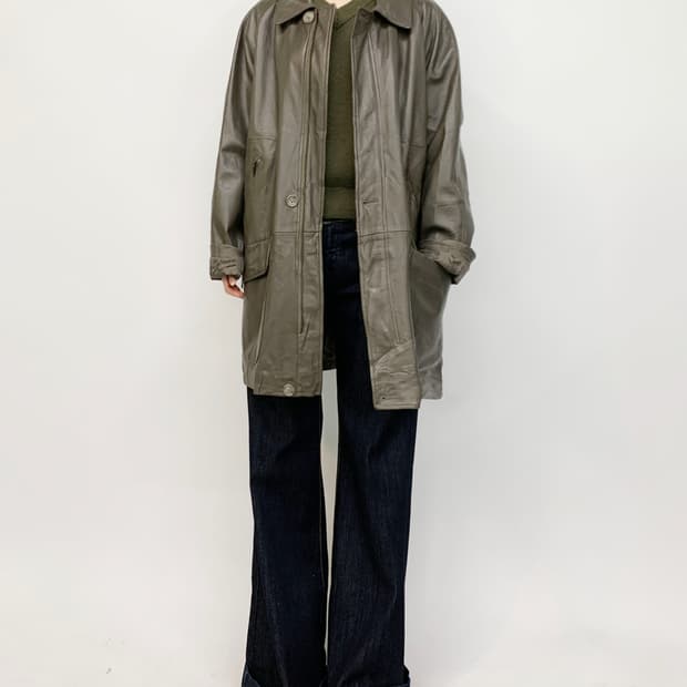  FREMITO 사파리 레더 자켓