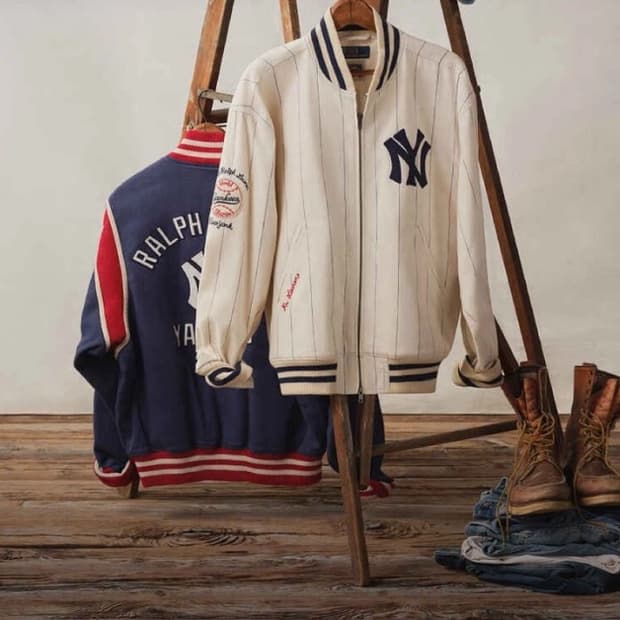 폴로 랄프로렌 양키즈 콜라보이 청자켓