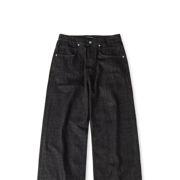 [해칭룸] Regular Selvedge Jeans Black