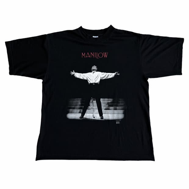 1994 barry manilow 투어 디자인 밴드티