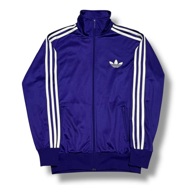 Adidas 파이어버드 퍼플 트랙탑 져지