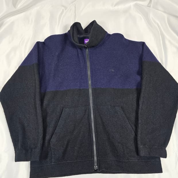 노스페이스퍼플라벨마운틴니트자켓