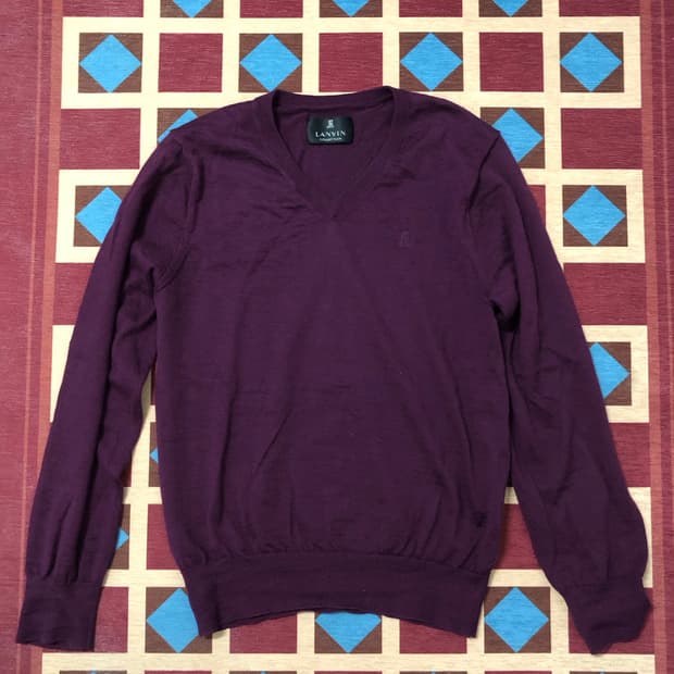 LANVIN V-NECK KNIT