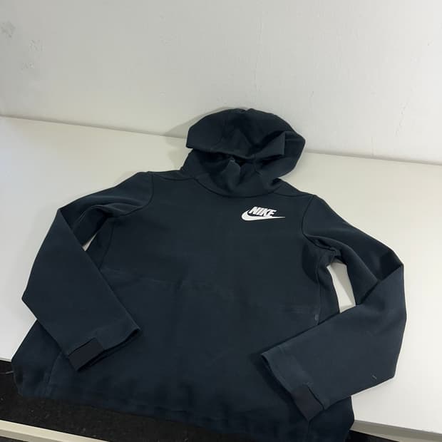 우먼L 나이키 블랙 테크팩 웜업런닝후드티