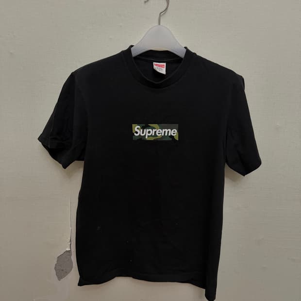 슈프림 박스로고 티셔츠 블랙 