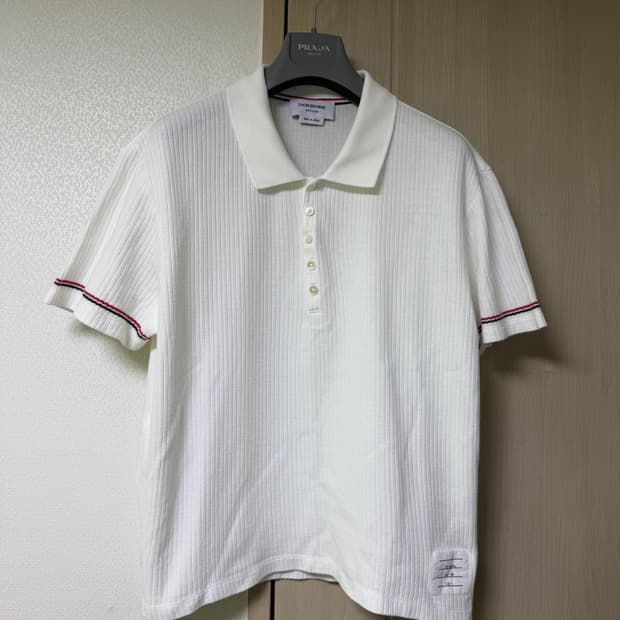 [4] 톰브라운 마이크로 써멀 니트 반팔 티셔츠