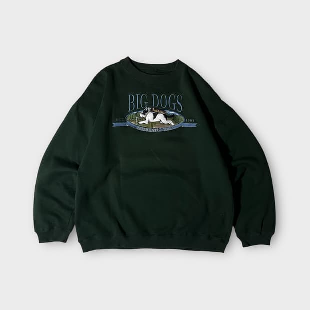 Big Dogs . 90's 빅도그 빈티지 스웻셔츠