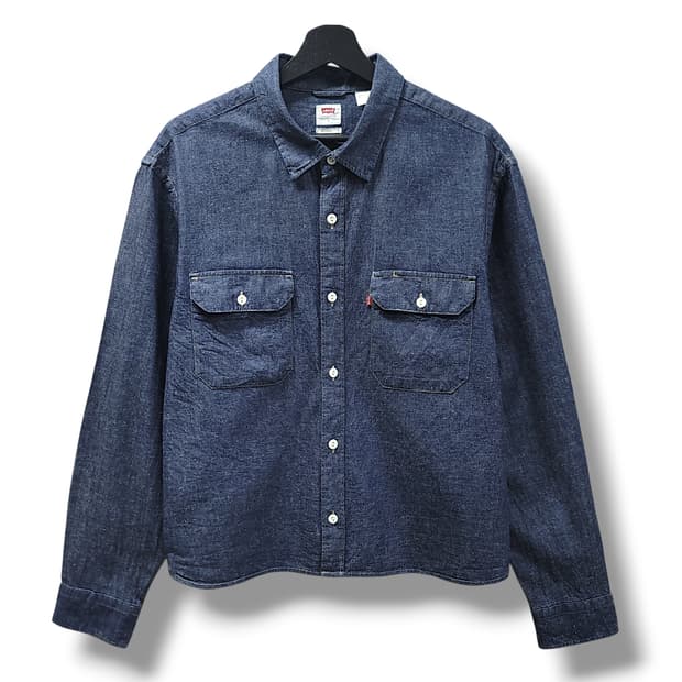 [L] 리바이스 진청 잭슨 워커 릴렉스 오버 데님 긴팔셔츠