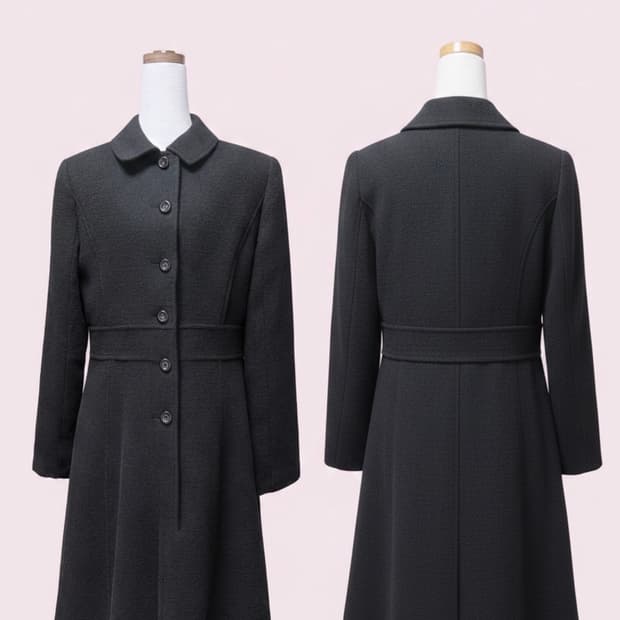 로걀 블랙 코트