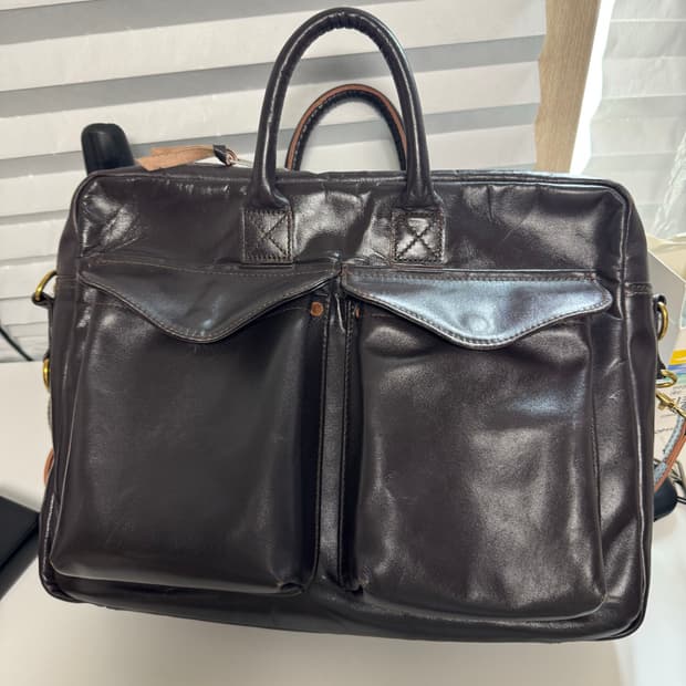 엠비스 mbs a2가방 14인치 브라운