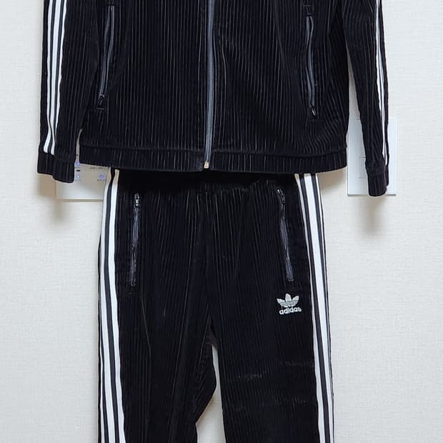 아디다스 코듀로이 (골덴) 트랙탑 (집업 쟈켓) + 코듀로이 팬츠 세트