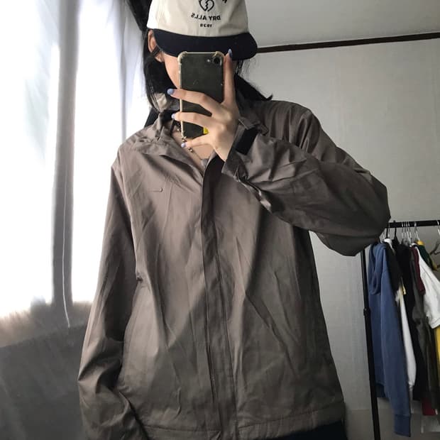나이키 브라운 바람막이