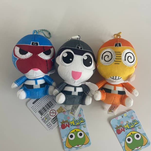 케로로중사 기로로 타마마 쿠루루 레인져스 인형 키링