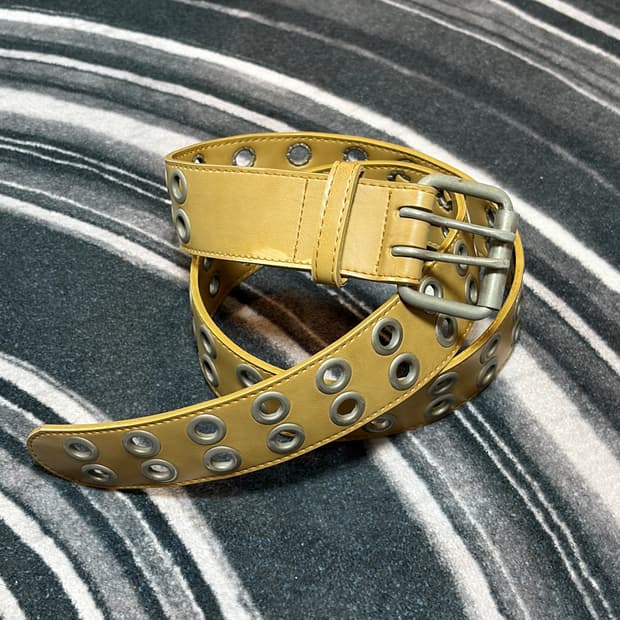 vintage eyelet belt