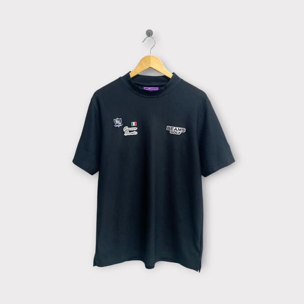 빔즈 BEAMS 골프 반팔 모크넥 반팔티 XL