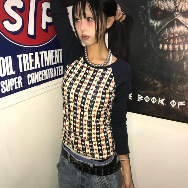 Hysteric Glamour Skull & Star Pattern 