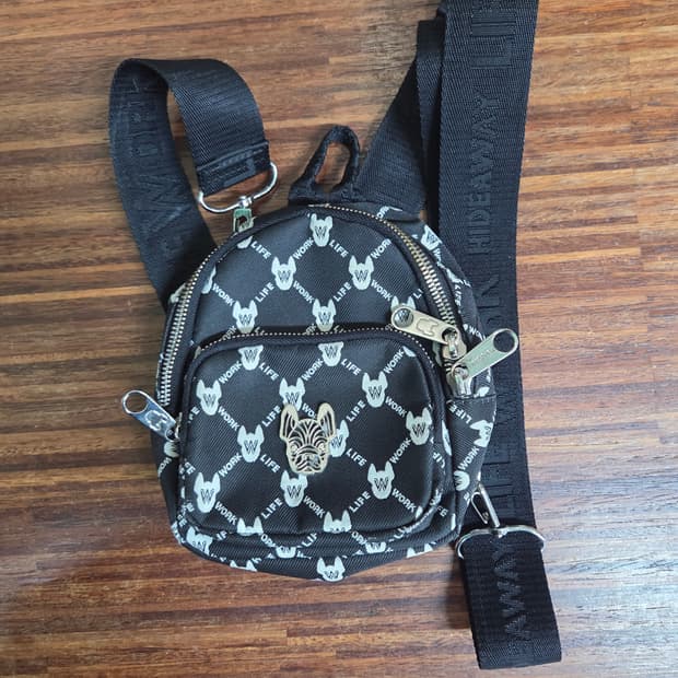 라이프워크 모노그램 투웨이 마이크로 크로스백 