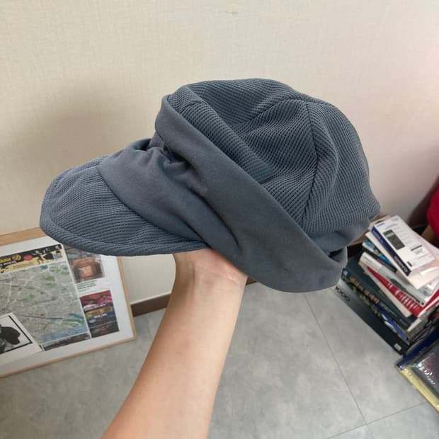 카시라 드레이프 캡 차콜