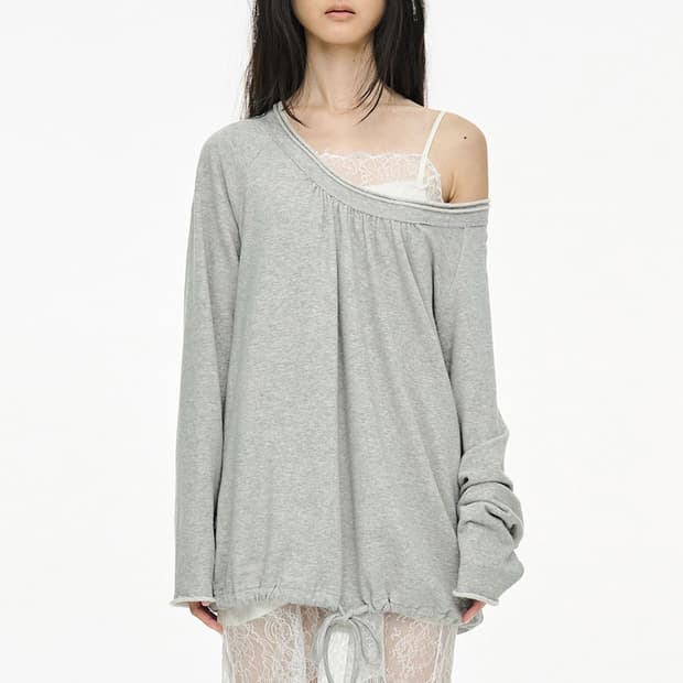 세릭 햄스트링 라운드 탑 그레이