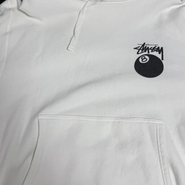 스투시 8볼 후드 피그먼트 다이드 내츄럴