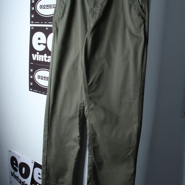 (L-XL) 반스 면바지 팬츠 치노 카키 아메카지-P10058